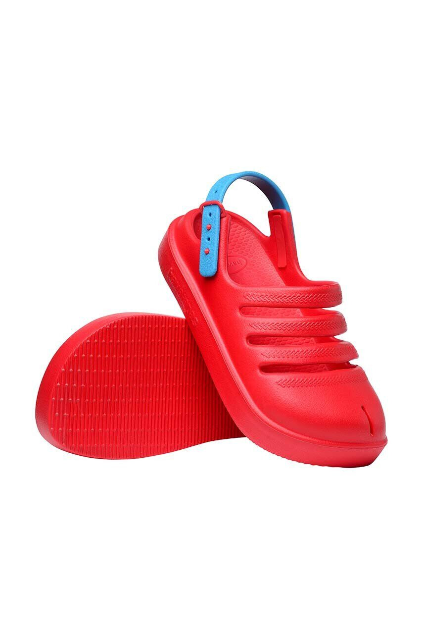 Havaianas Dětské sandály CLOG červená barva - Pepit.cz