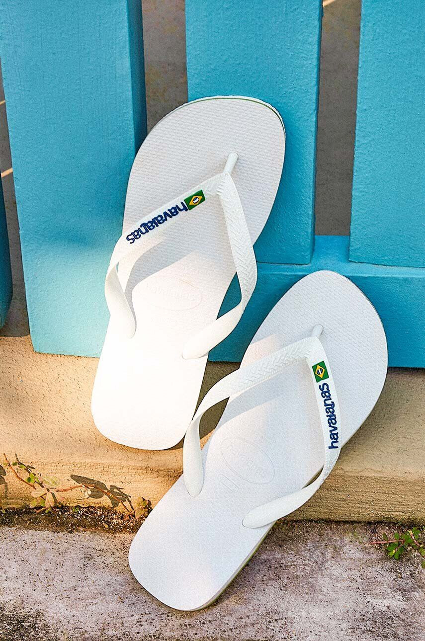 Havaianas Dětské žabky BRASIL LOGO růžová barva - Pepit.cz