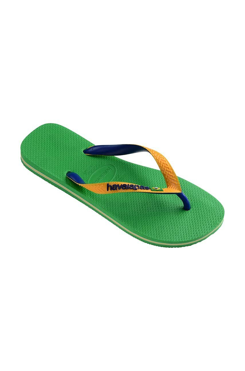 Havaianas Dětské žabky BRASIL MIX zelená barva - Pepit.cz