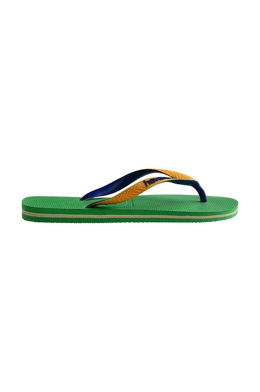 Havaianas Dětské žabky BRASIL MIX zelená barva - Pepit.cz