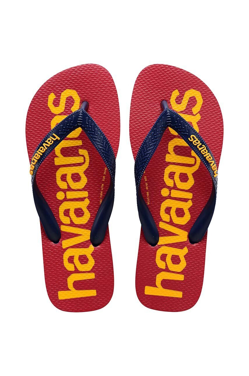 Havaianas Dětské žabky LOGOMANIA tmavomodrá barva - Pepit.cz