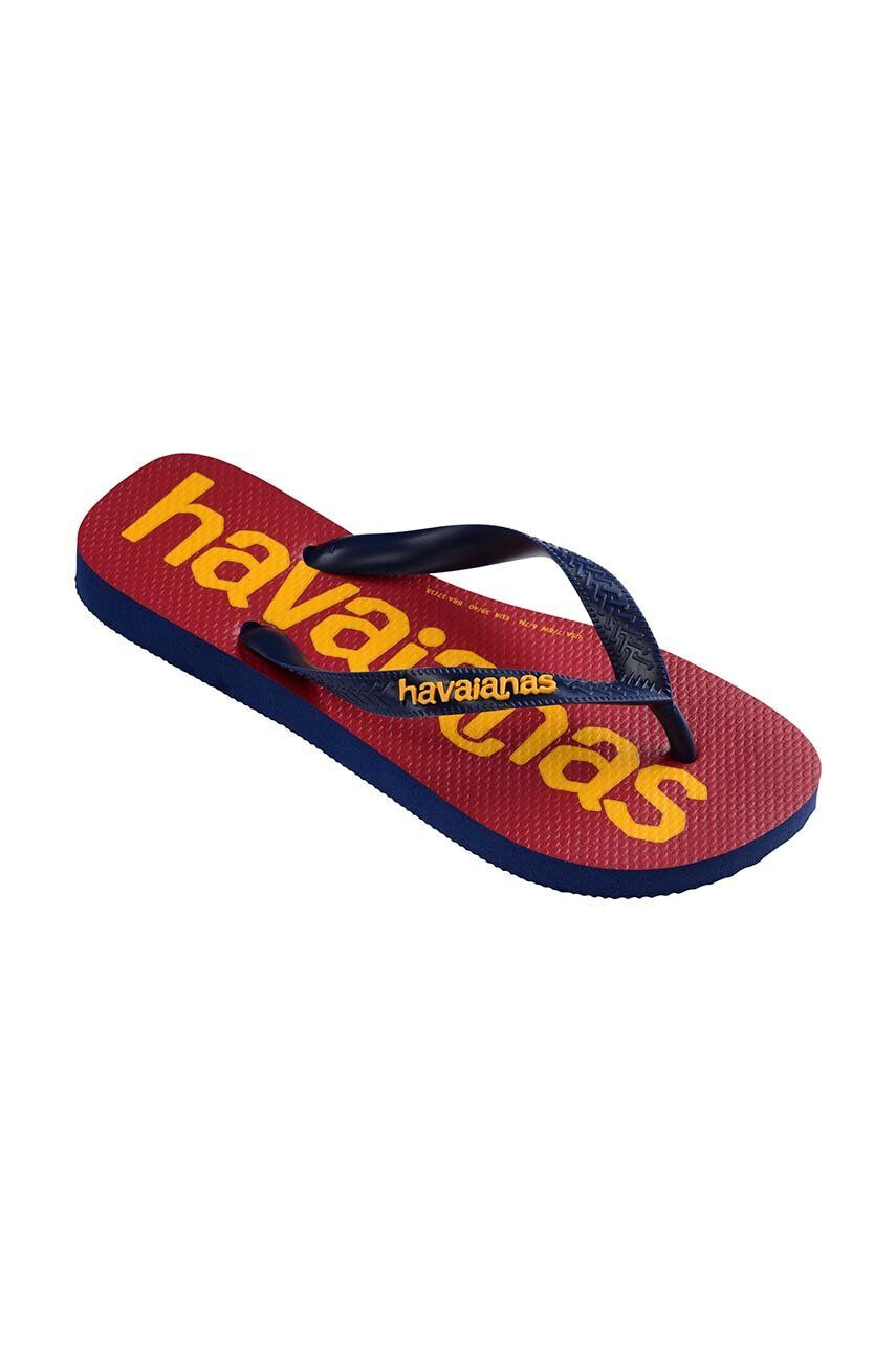 Havaianas Dětské žabky LOGOMANIA tmavomodrá barva - Pepit.cz