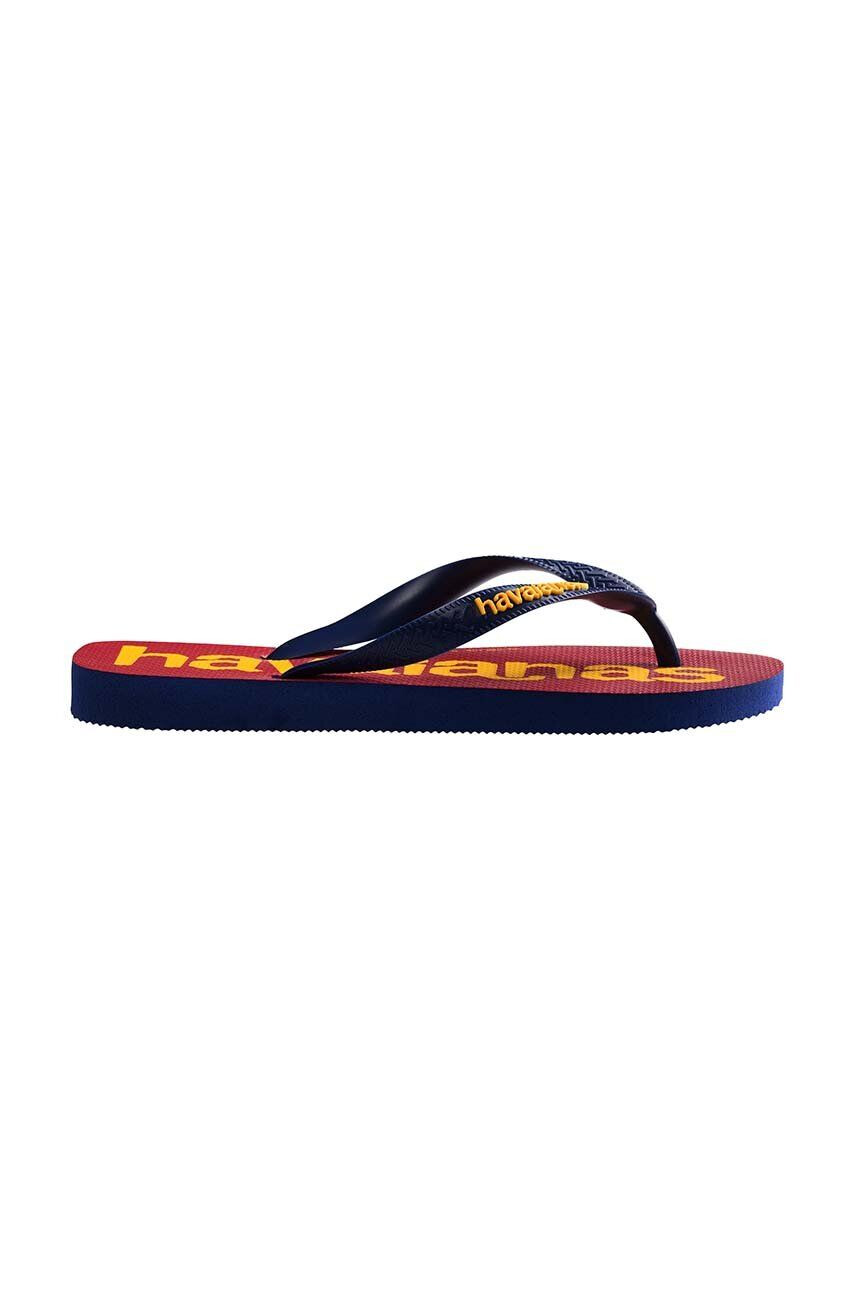 Havaianas Dětské žabky LOGOMANIA tmavomodrá barva - Pepit.cz