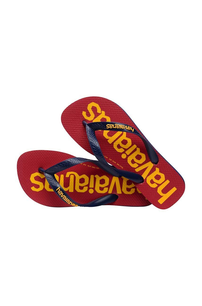 Havaianas Dětské žabky LOGOMANIA tmavomodrá barva - Pepit.cz