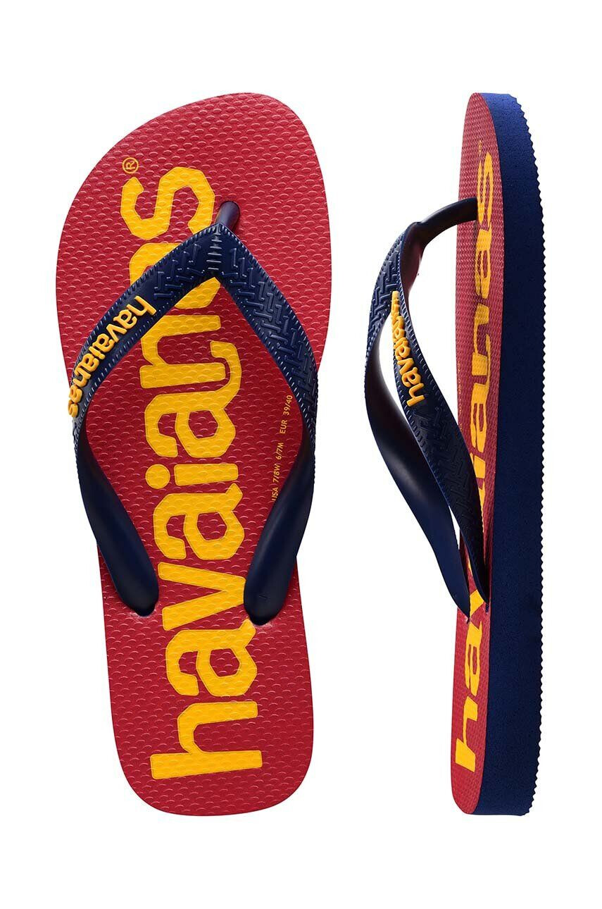 Havaianas Dětské žabky LOGOMANIA tmavomodrá barva - Pepit.cz