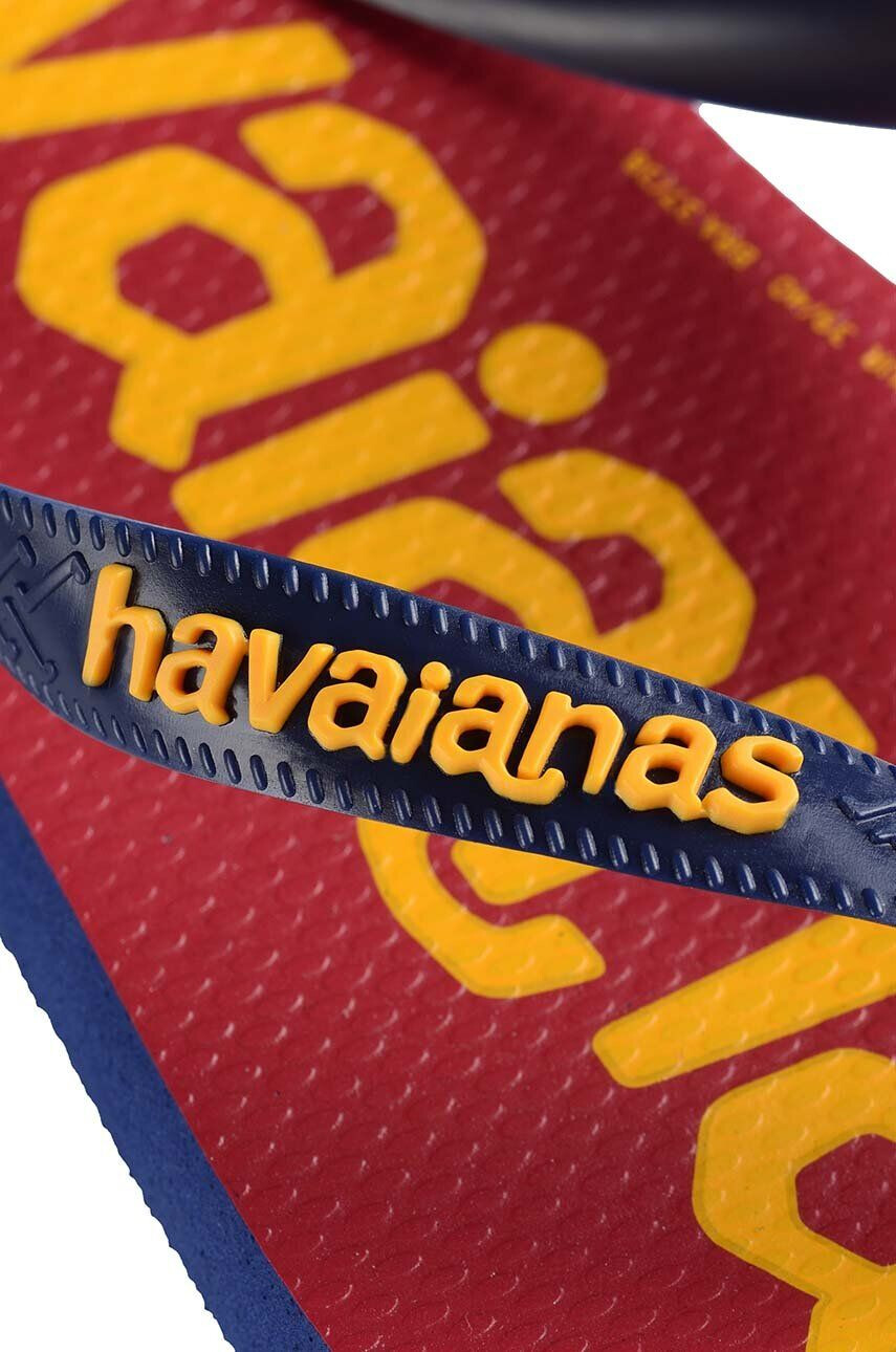 Havaianas Dětské žabky LOGOMANIA tmavomodrá barva - Pepit.cz