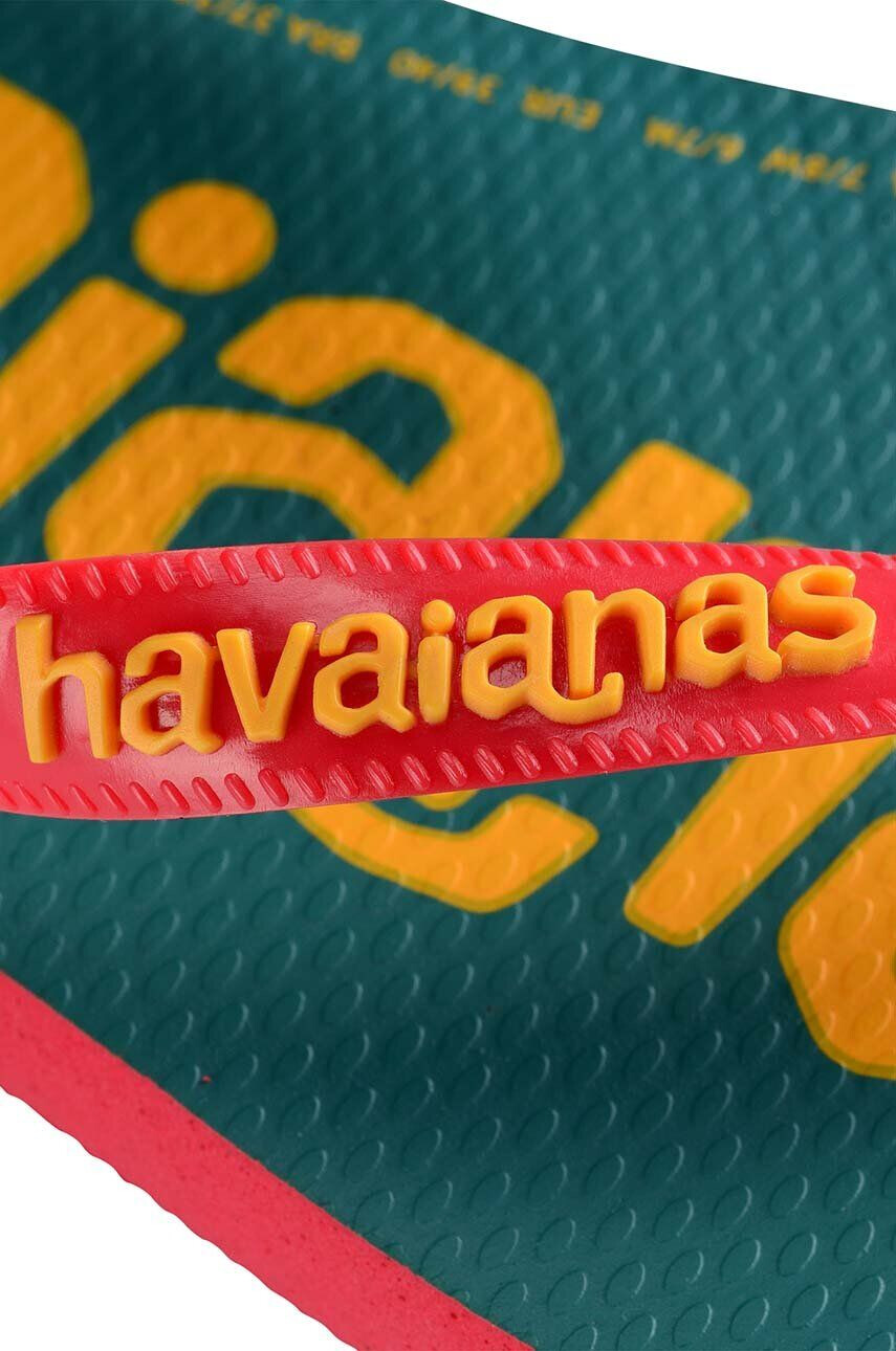 Havaianas Dětské žabky LOGOMANIA vínová barva - Pepit.cz