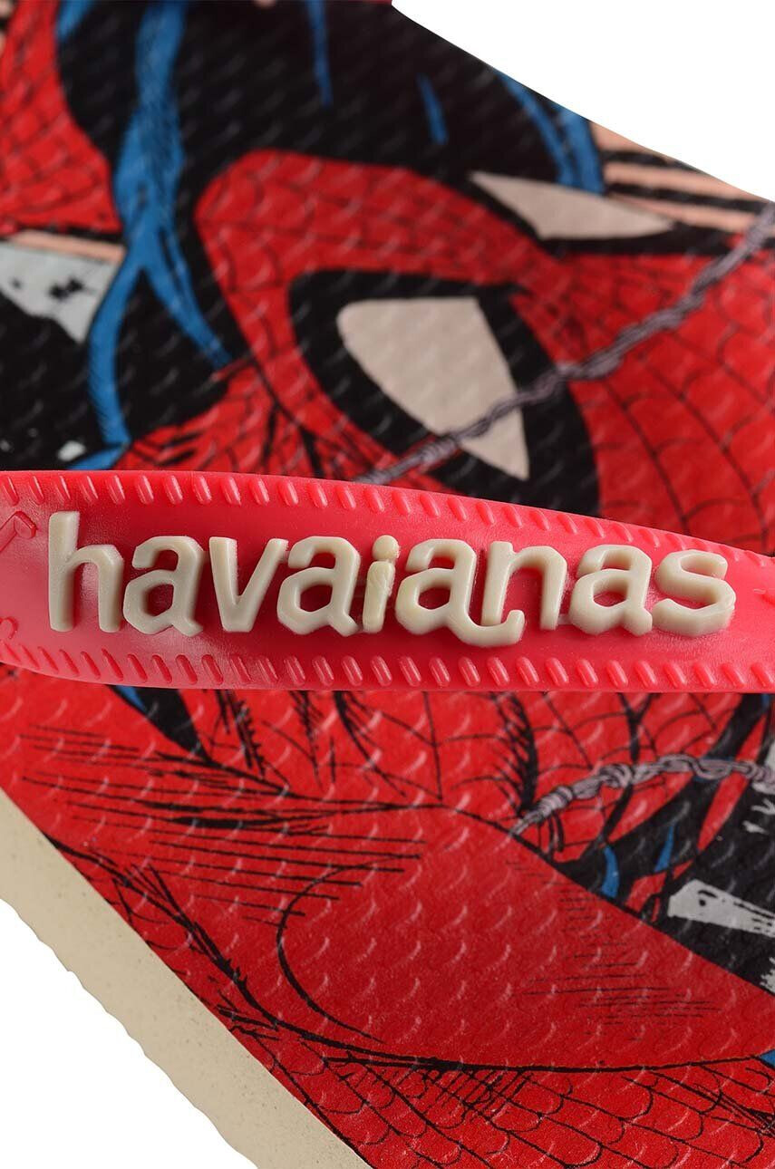 Havaianas Dětské žabky MARVEL CLASSICS červená barva - Pepit.cz