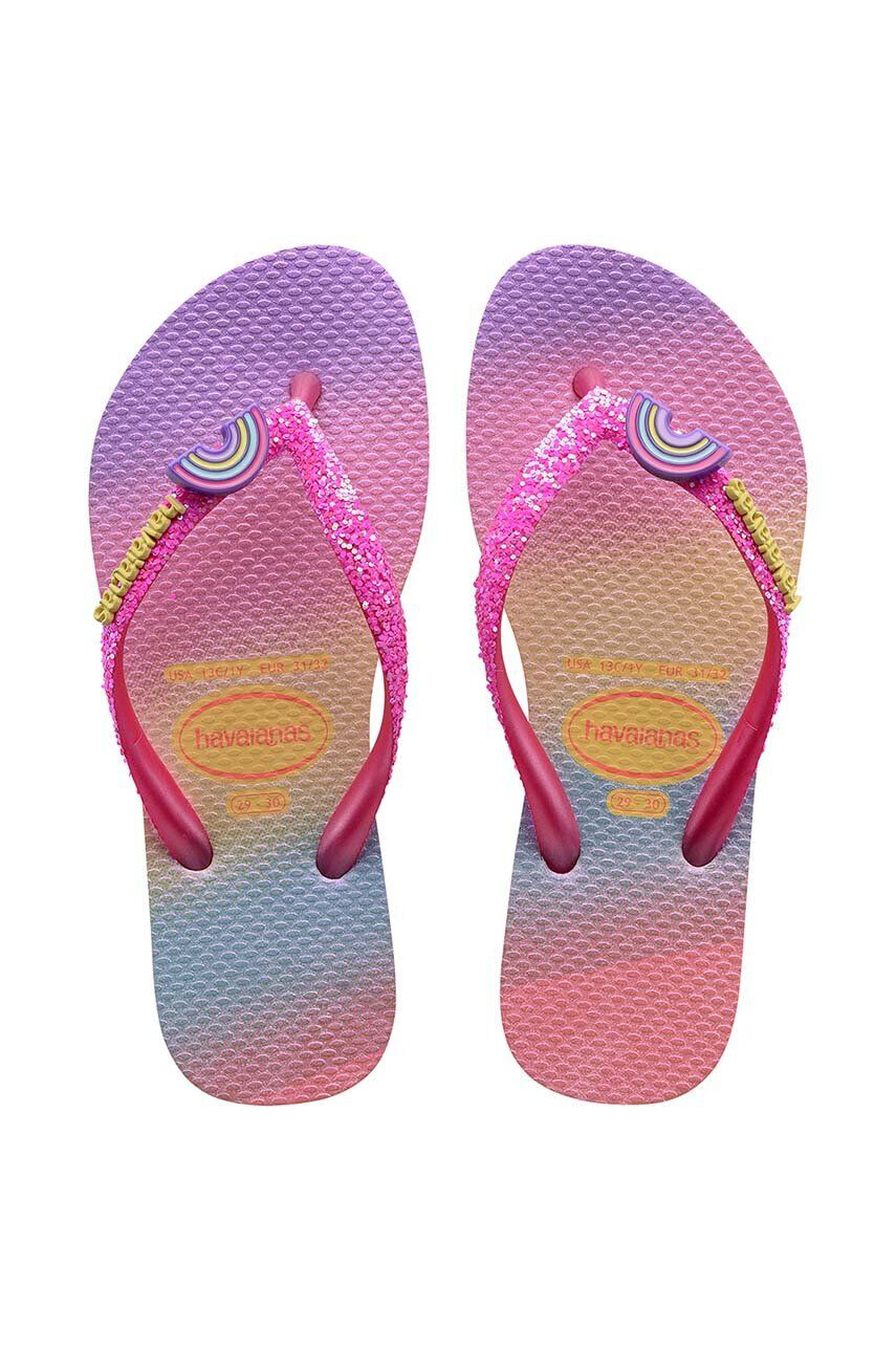 Havaianas Dětské žabky SLIM GLITTER TRENDY - Pepit.cz