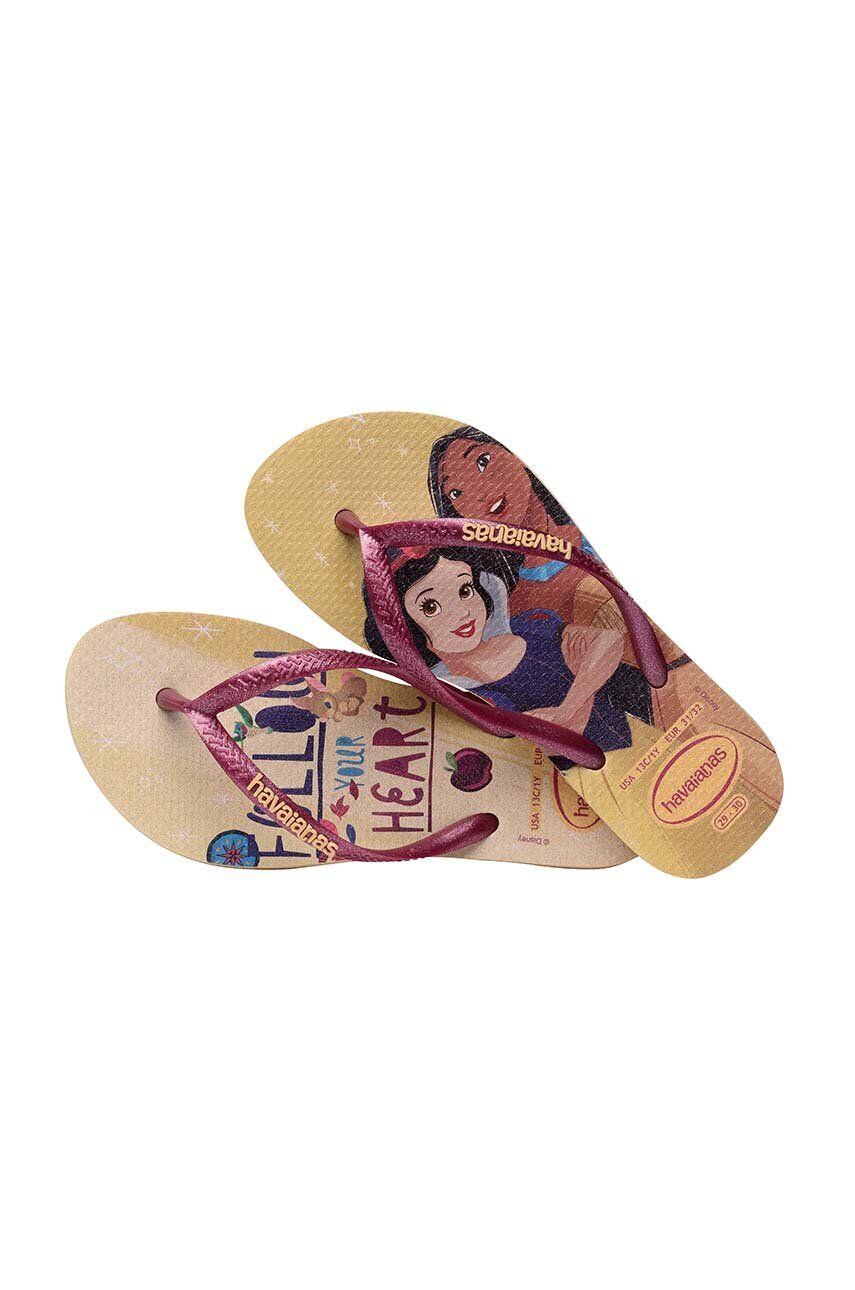 Havaianas Dětské žabky SLIM PRINCESS růžová barva - Pepit.cz