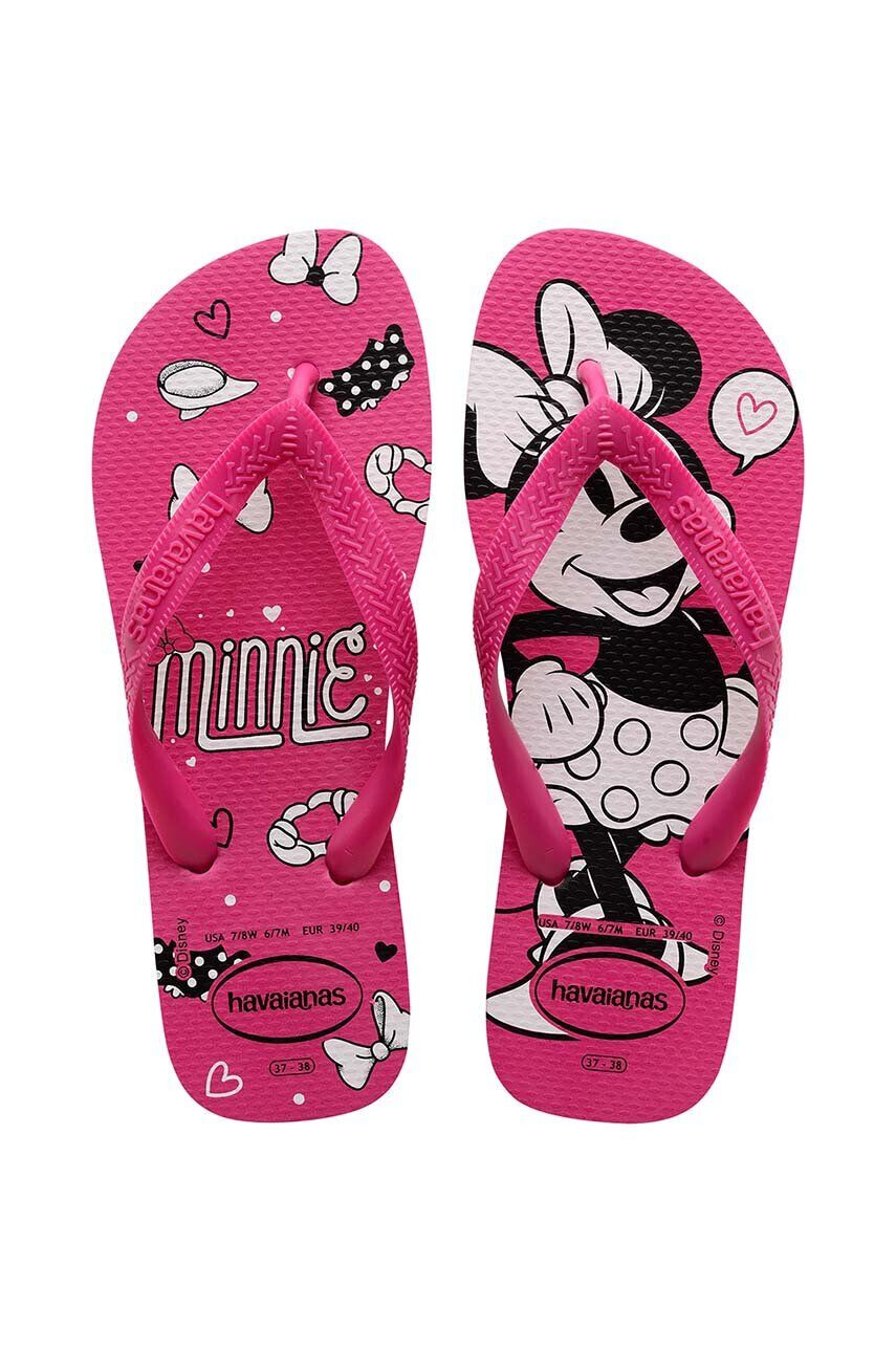 Havaianas Dětské žabky TOP DISNEY růžová barva - Pepit.cz