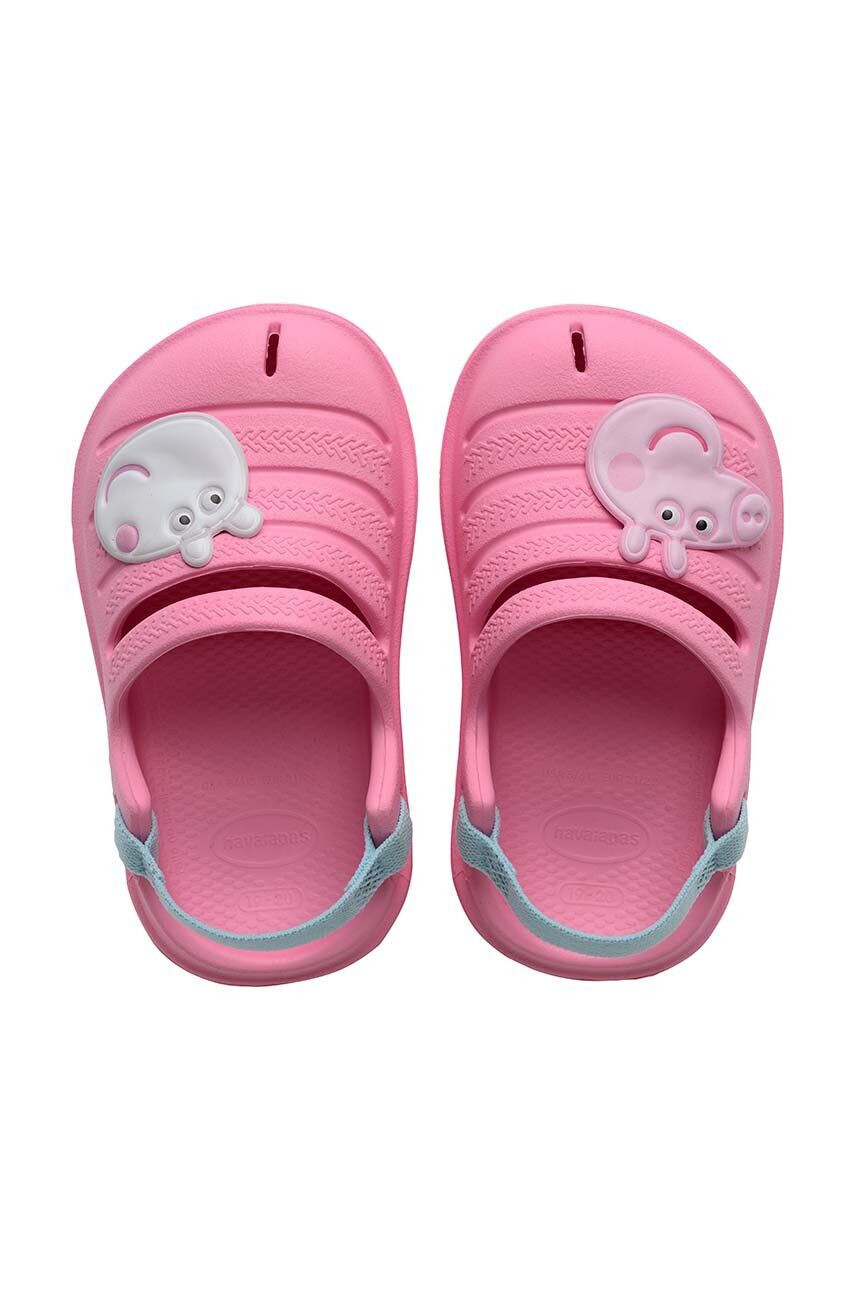 Havaianas Pantofle CLOG PEPPA PIG růžová barva - Pepit.cz