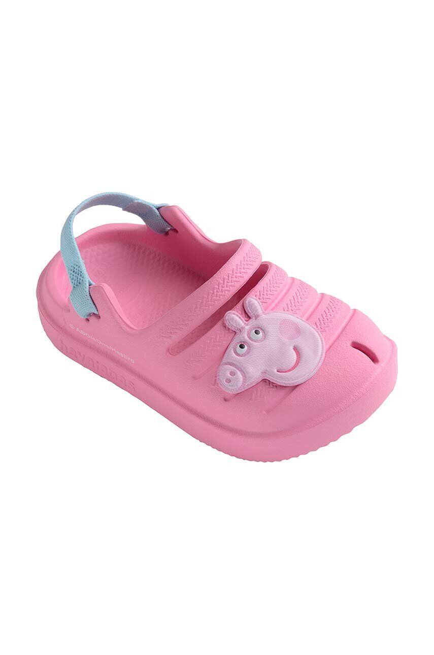 Havaianas Pantofle CLOG PEPPA PIG růžová barva - Pepit.cz