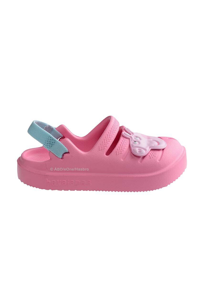 Havaianas Pantofle CLOG PEPPA PIG růžová barva - Pepit.cz