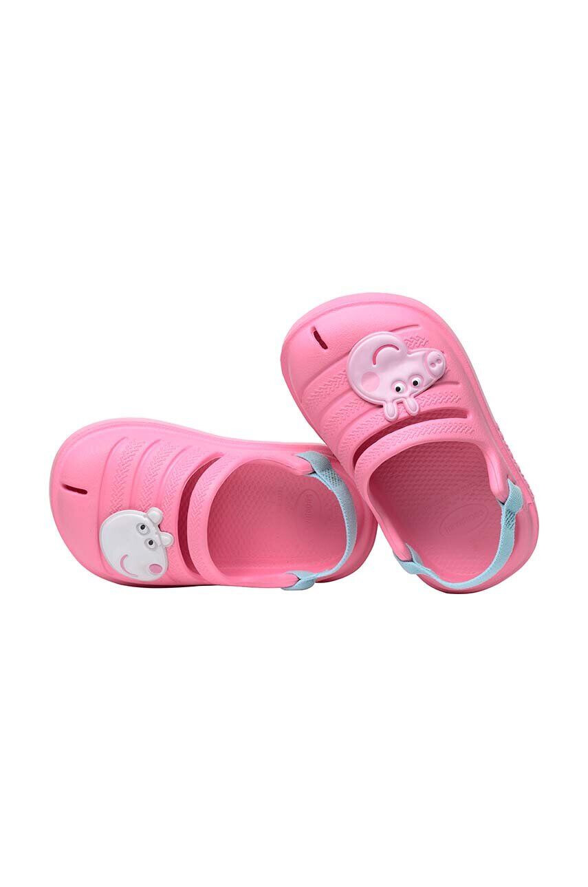 Havaianas Pantofle CLOG PEPPA PIG růžová barva - Pepit.cz