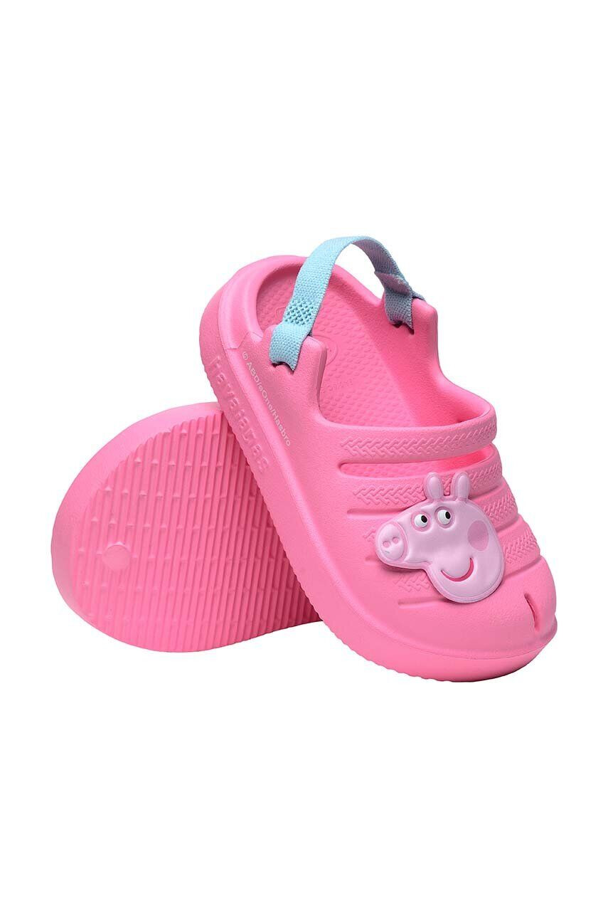 Havaianas Pantofle CLOG PEPPA PIG růžová barva - Pepit.cz