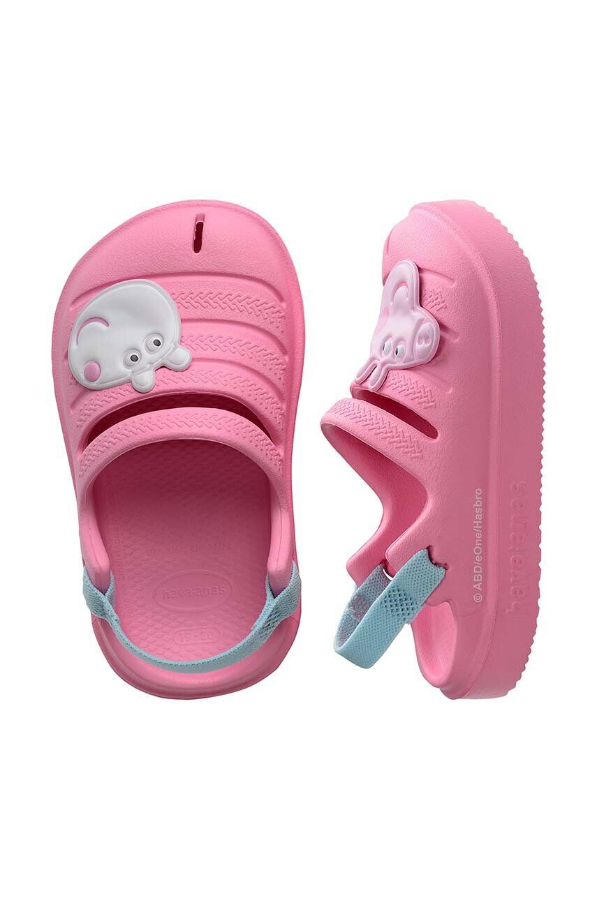 Havaianas Pantofle CLOG PEPPA PIG růžová barva - Pepit.cz