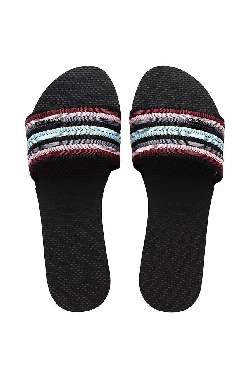 Havaianas Pantofle YOU MALTA MIX dámské černá barva 4147021.0090 - Pepit.cz