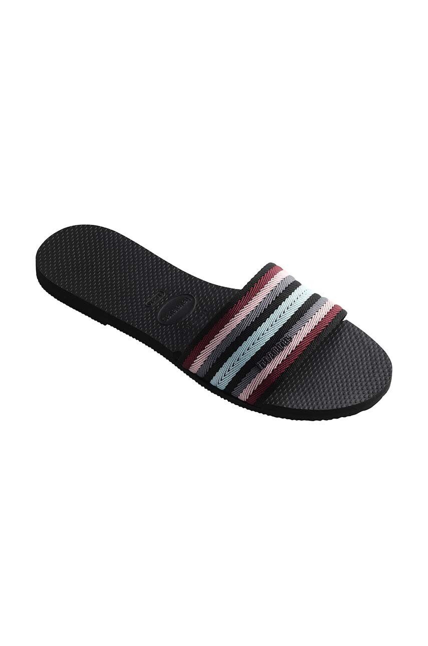 Havaianas Pantofle YOU MALTA MIX dámské černá barva 4147021.0090 - Pepit.cz