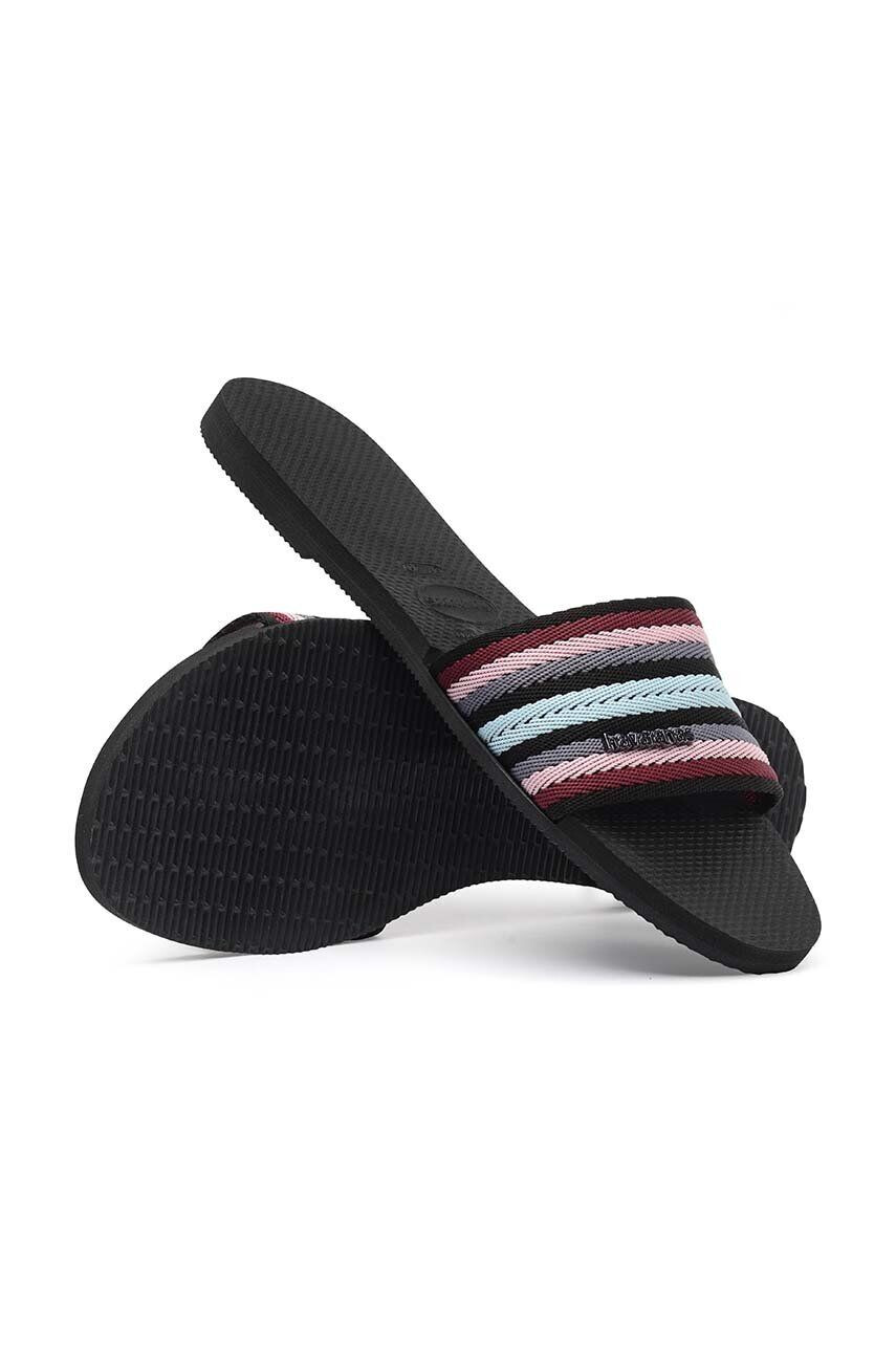 Havaianas Pantofle YOU MALTA MIX dámské černá barva 4147021.0090 - Pepit.cz