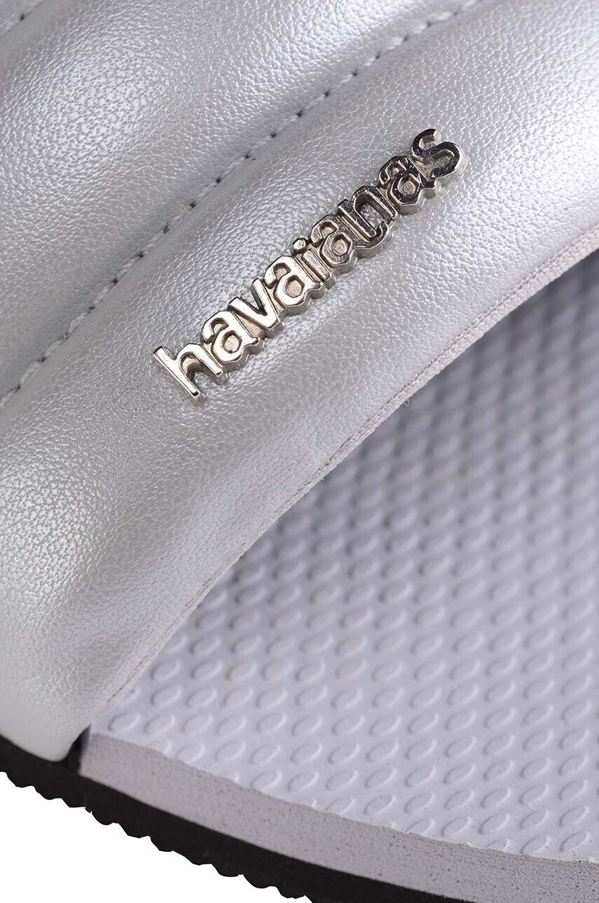 Havaianas Pantofle YOU MILAN METALLIC dámské stříbrná barva 4148336 - Pepit.cz