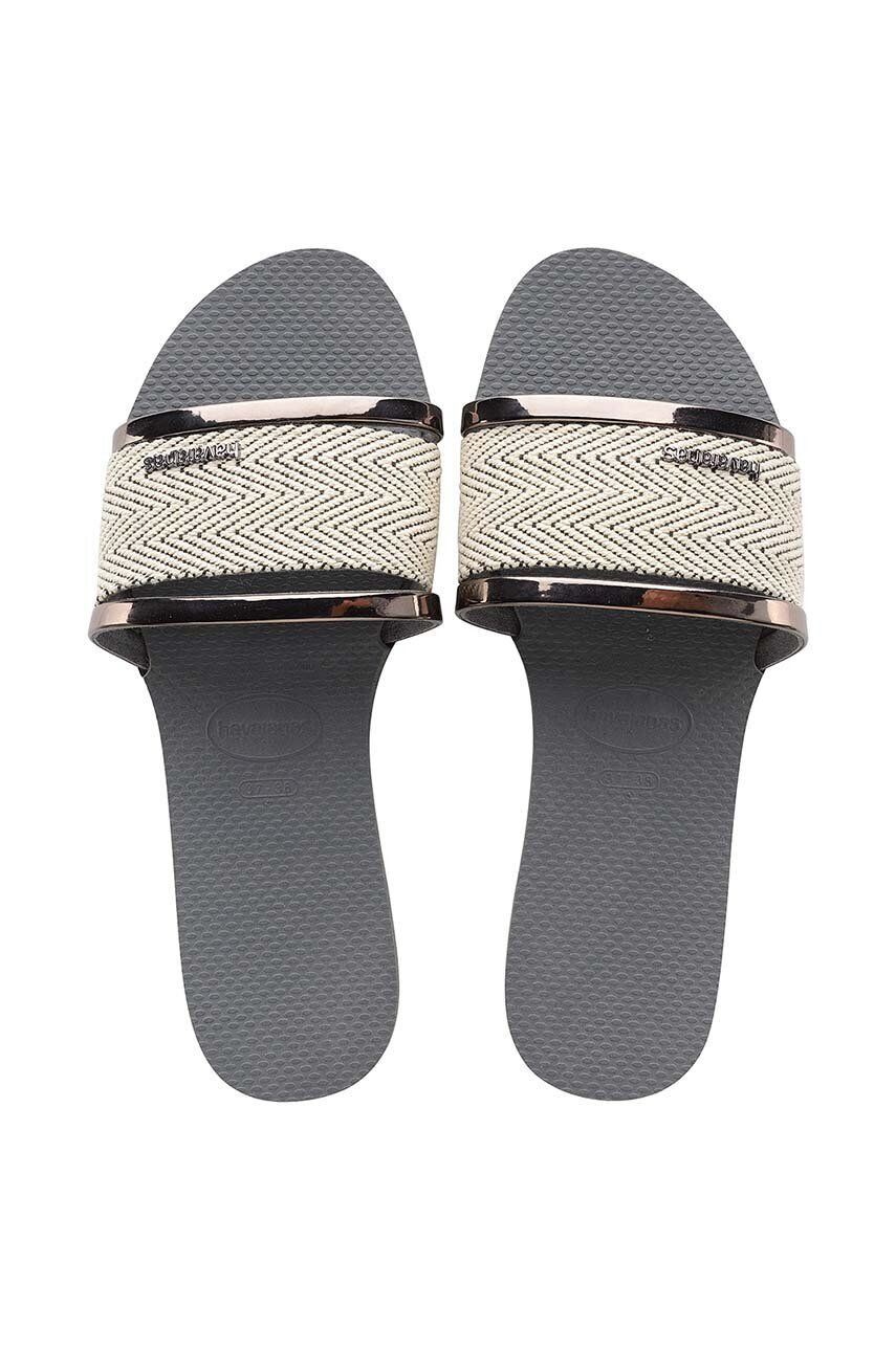 Havaianas Pantofle YOU TRANCOSO PREMIUM dámské šedá barva 4146063.5178 - Pepit.cz