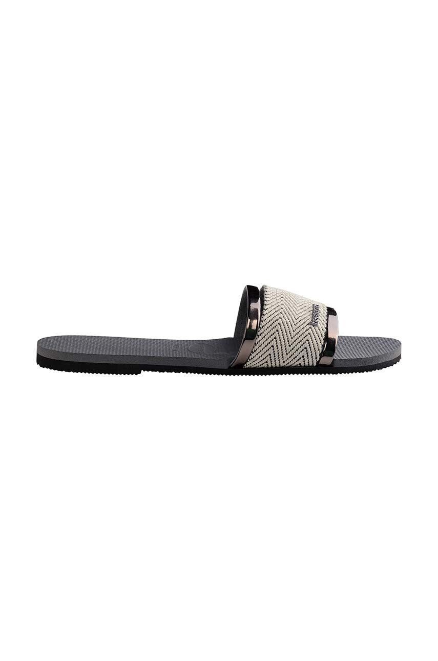 Havaianas Pantofle YOU TRANCOSO PREMIUM dámské šedá barva 4146063.5178 - Pepit.cz