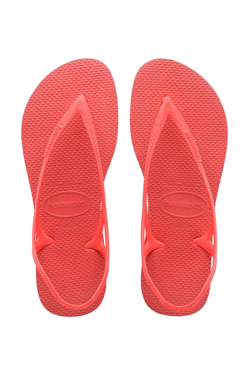 Havaianas Sandály dámské oranžová barva - Pepit.cz