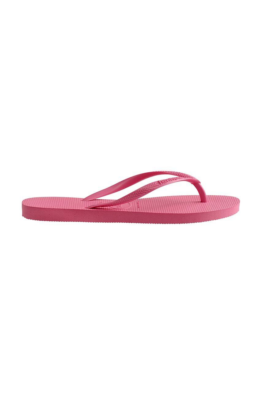 Havaianas Žabky SLIM dámské růžová barva na plochém podpatku 4000030.1766 - Pepit.cz