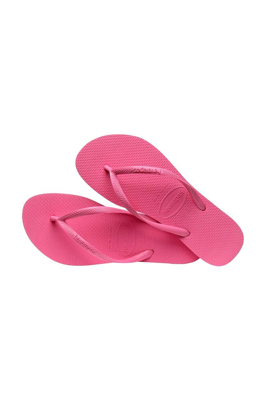 Havaianas Žabky SLIM dámské růžová barva na plochém podpatku 4000030.1766 - Pepit.cz