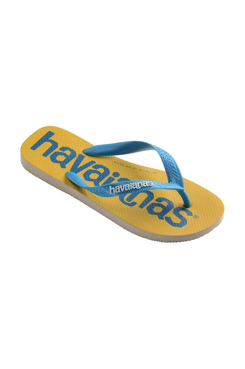 Havaianas Žabky Top Logomania béžová barva - Pepit.cz