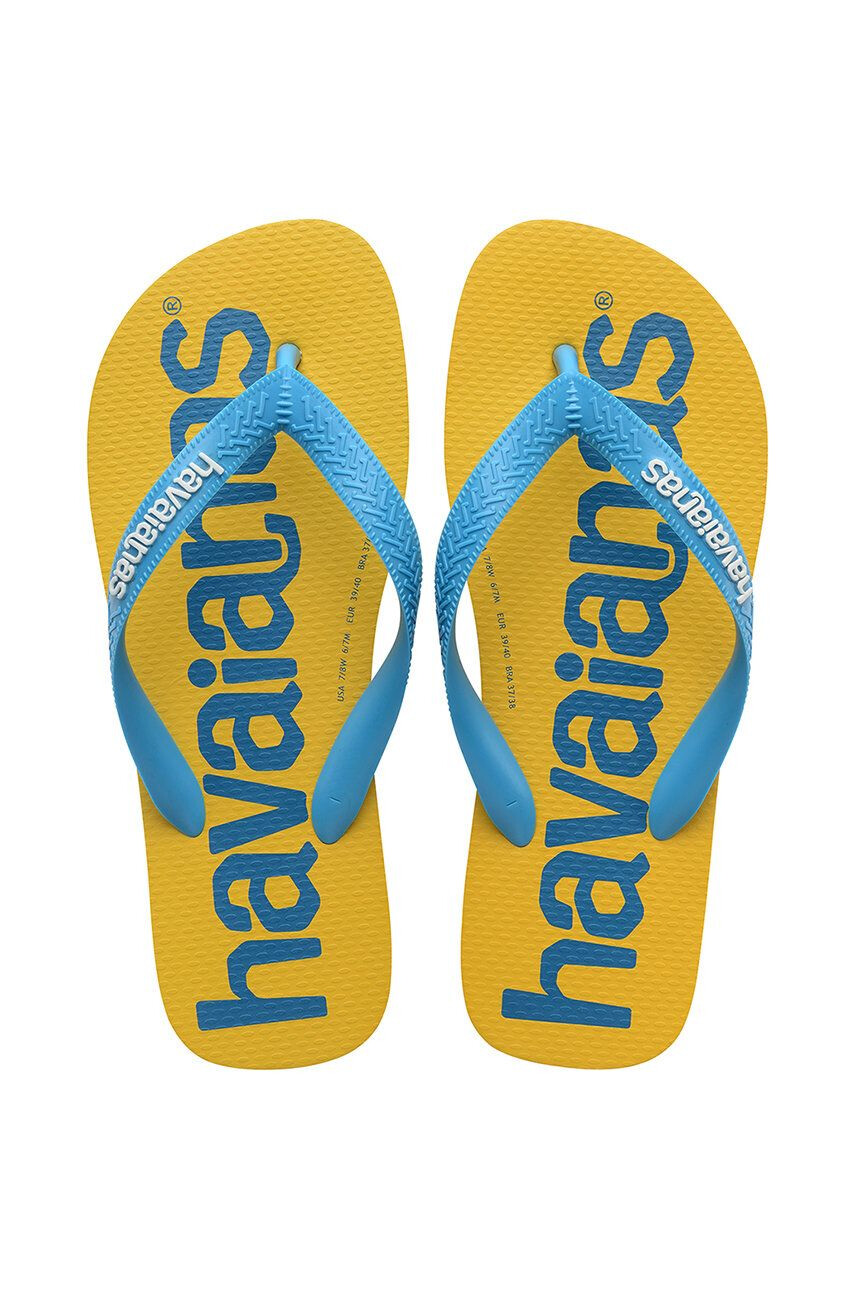 Havaianas Žabky Top Logomania béžová barva - Pepit.cz