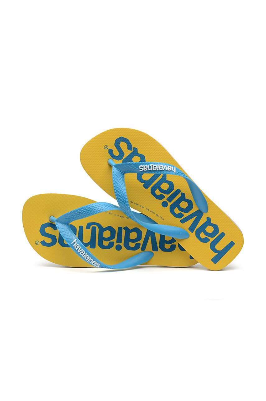 Havaianas Žabky Top Logomania béžová barva - Pepit.cz