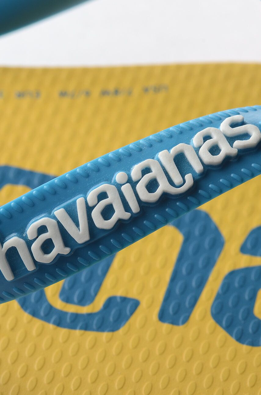 Havaianas Žabky Top Logomania béžová barva - Pepit.cz