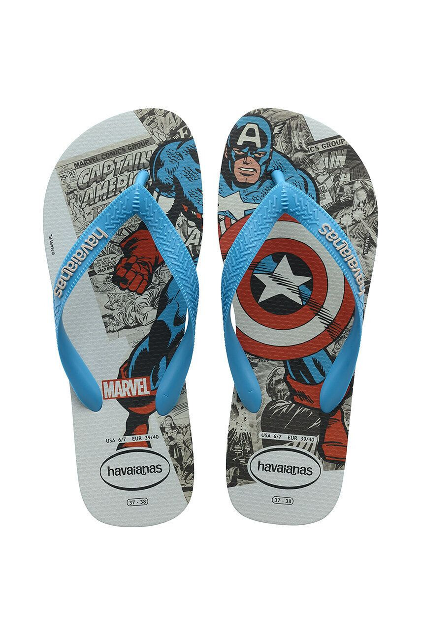 Havaianas Žabky Top Marvel Classics tyrkysová barva - Pepit.cz