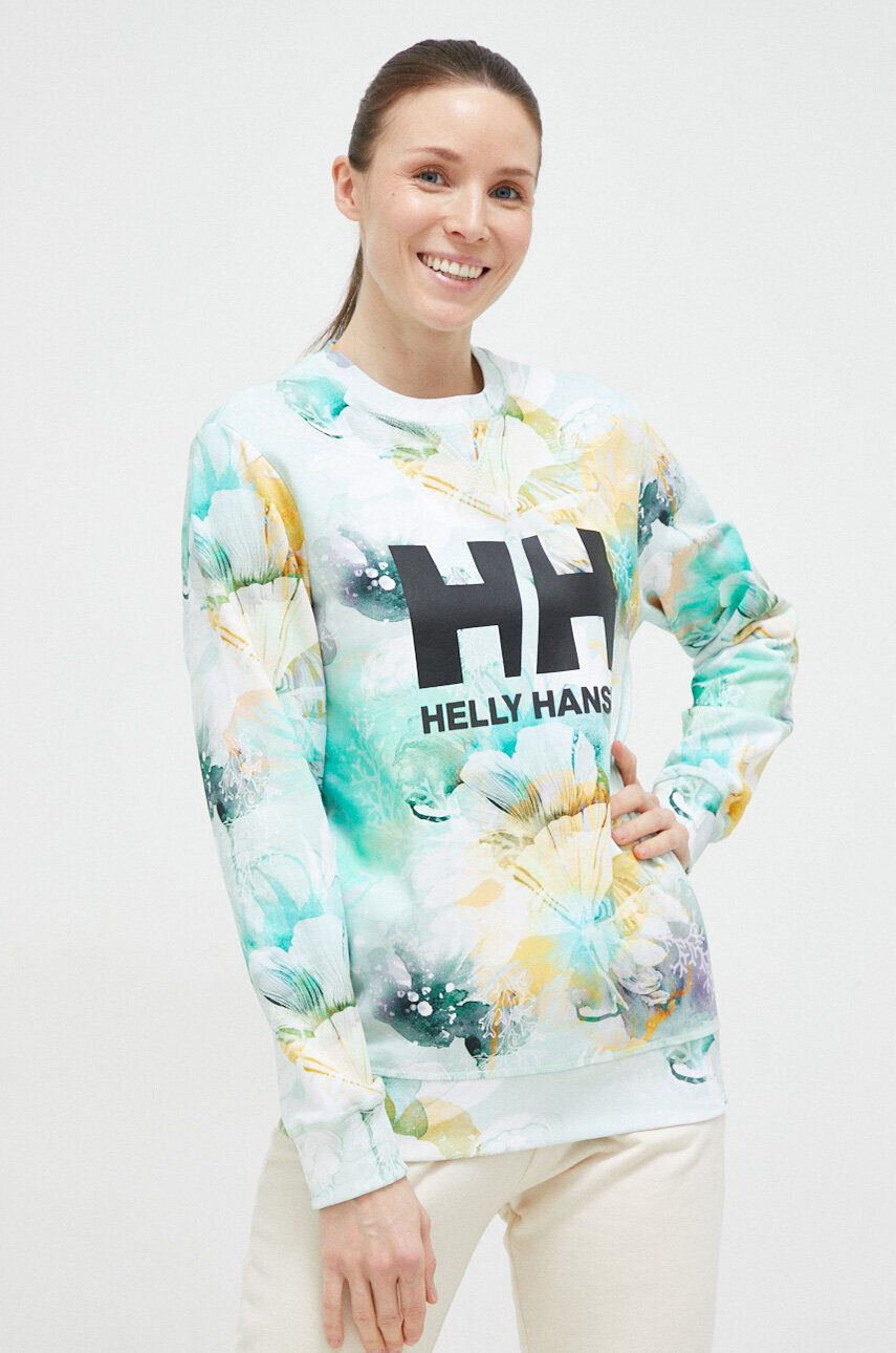 Helly Hansen Bavlněná mikina dámská s potiskem 34261.-853 - Pepit.cz