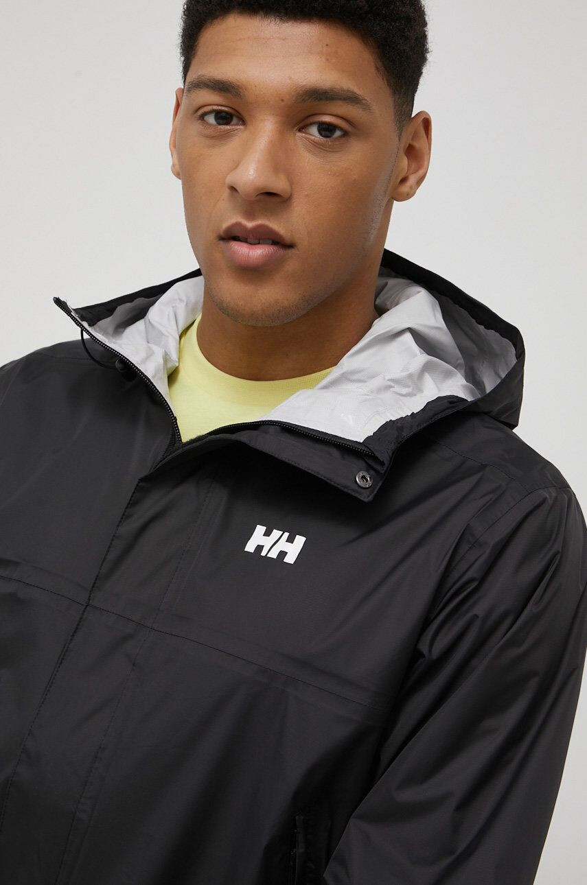 Helly Hansen Nepromokavá bunda Loke pánská černá barva 62252-402 - Pepit.cz