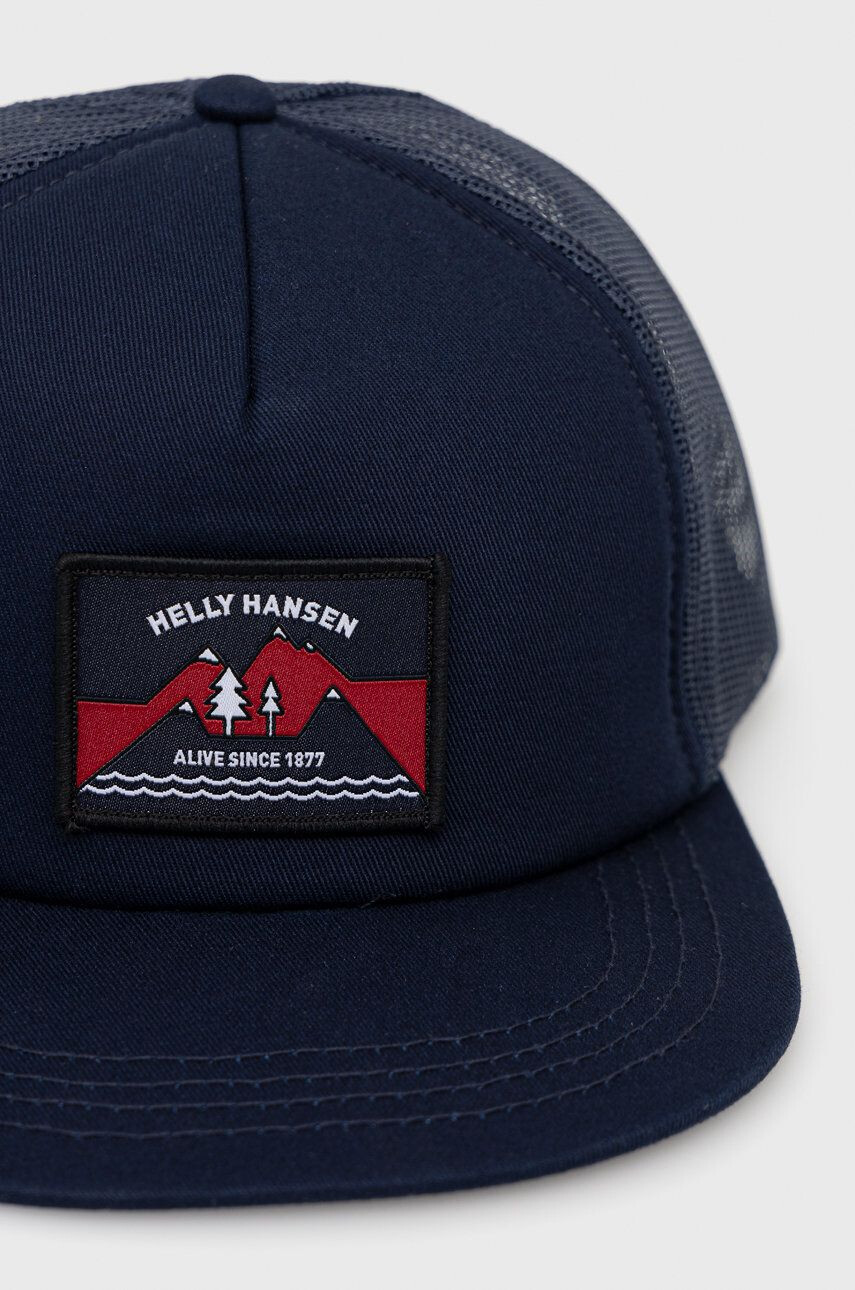 Helly Hansen Čepice tmavomodrá barva s aplikací - Pepit.cz