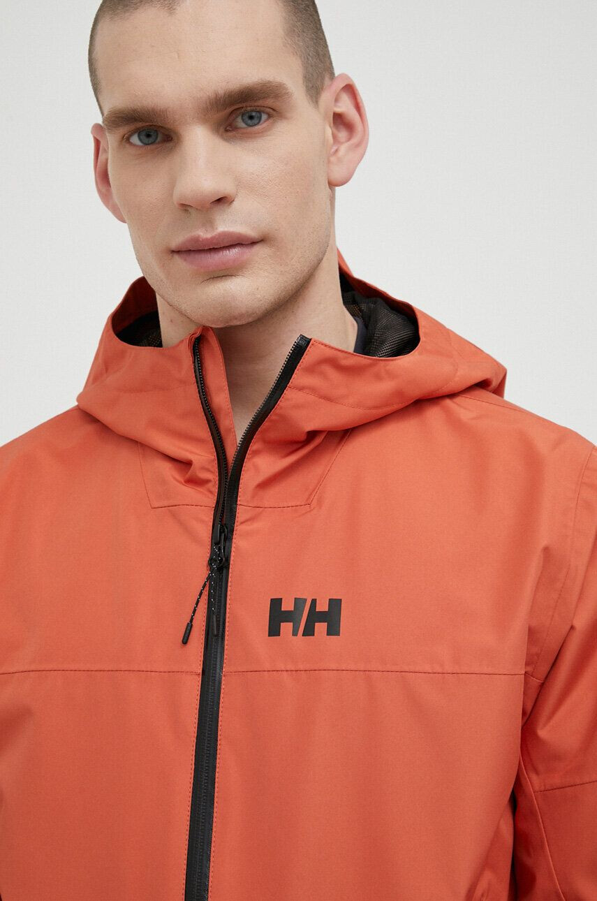 Helly Hansen Nepromokavá bunda Active Ocean Bound pánská oranžová barva - Pepit.cz