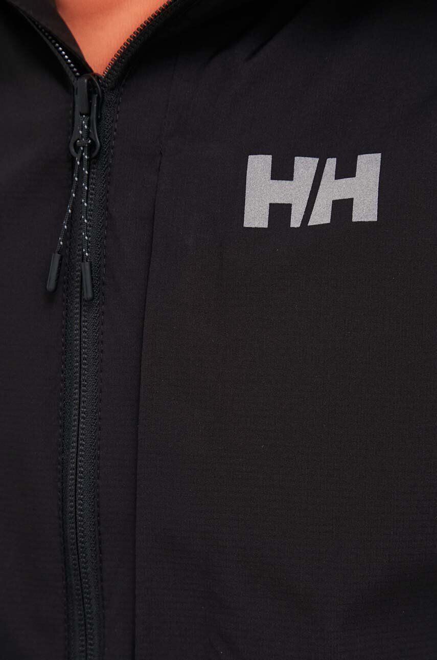 Helly Hansen Nepromokavá bunda Fast Helly Tech pánská černá barva - Pepit.cz