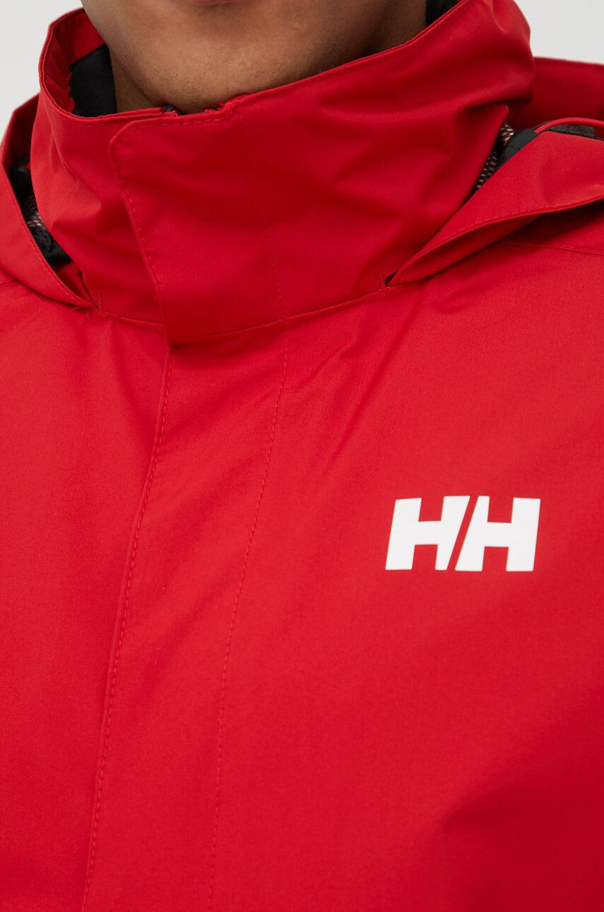 Helly Hansen Outdoorová bunda Dubliner červená barva gore-tex 62643-514 - Pepit.cz