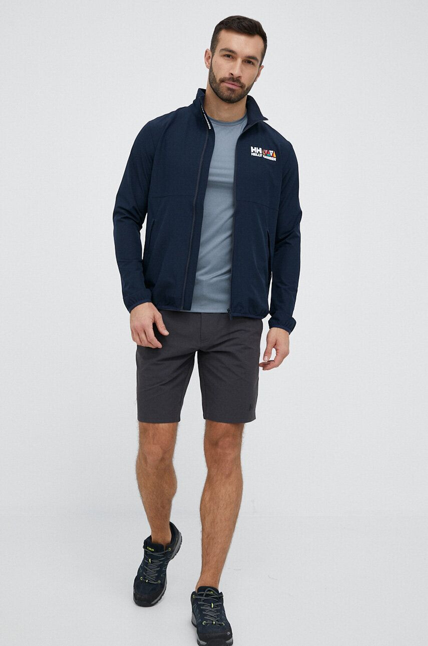 Helly Hansen Outdoorová bunda Newport tmavomodrá barva - Pepit.cz