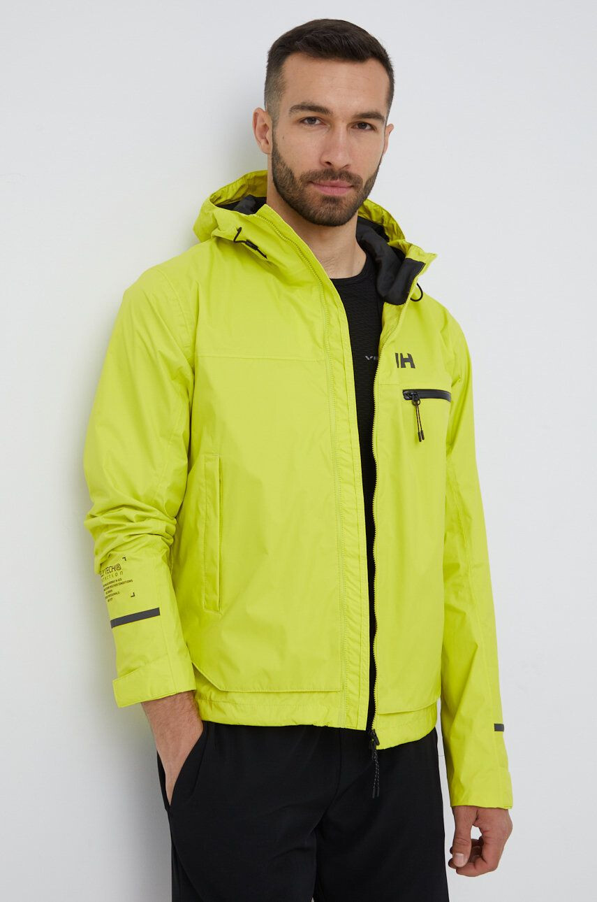 Helly Hansen Outdoorová bunda Ride zelená barva 53696-350 - Pepit.cz