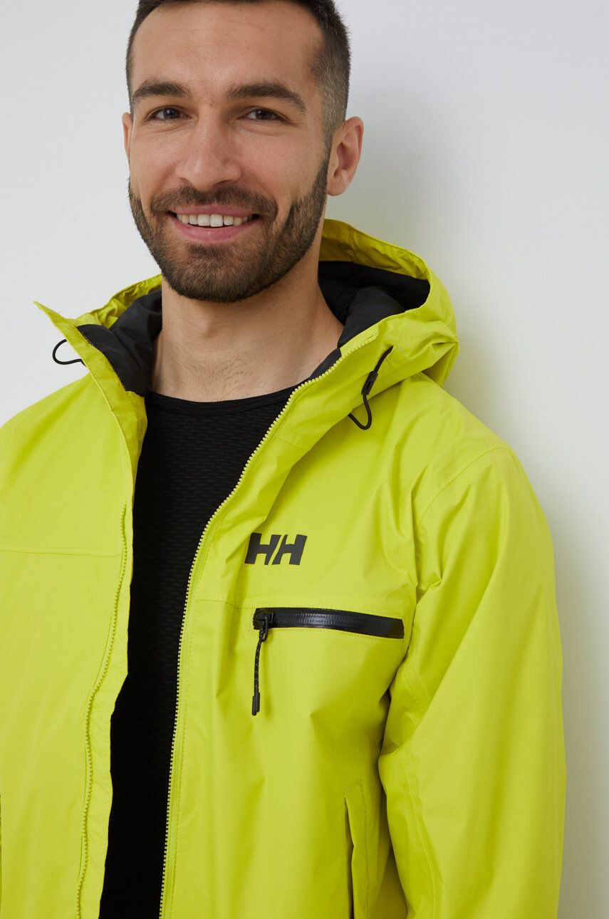 Helly Hansen Outdoorová bunda Ride zelená barva 53696-350 - Pepit.cz