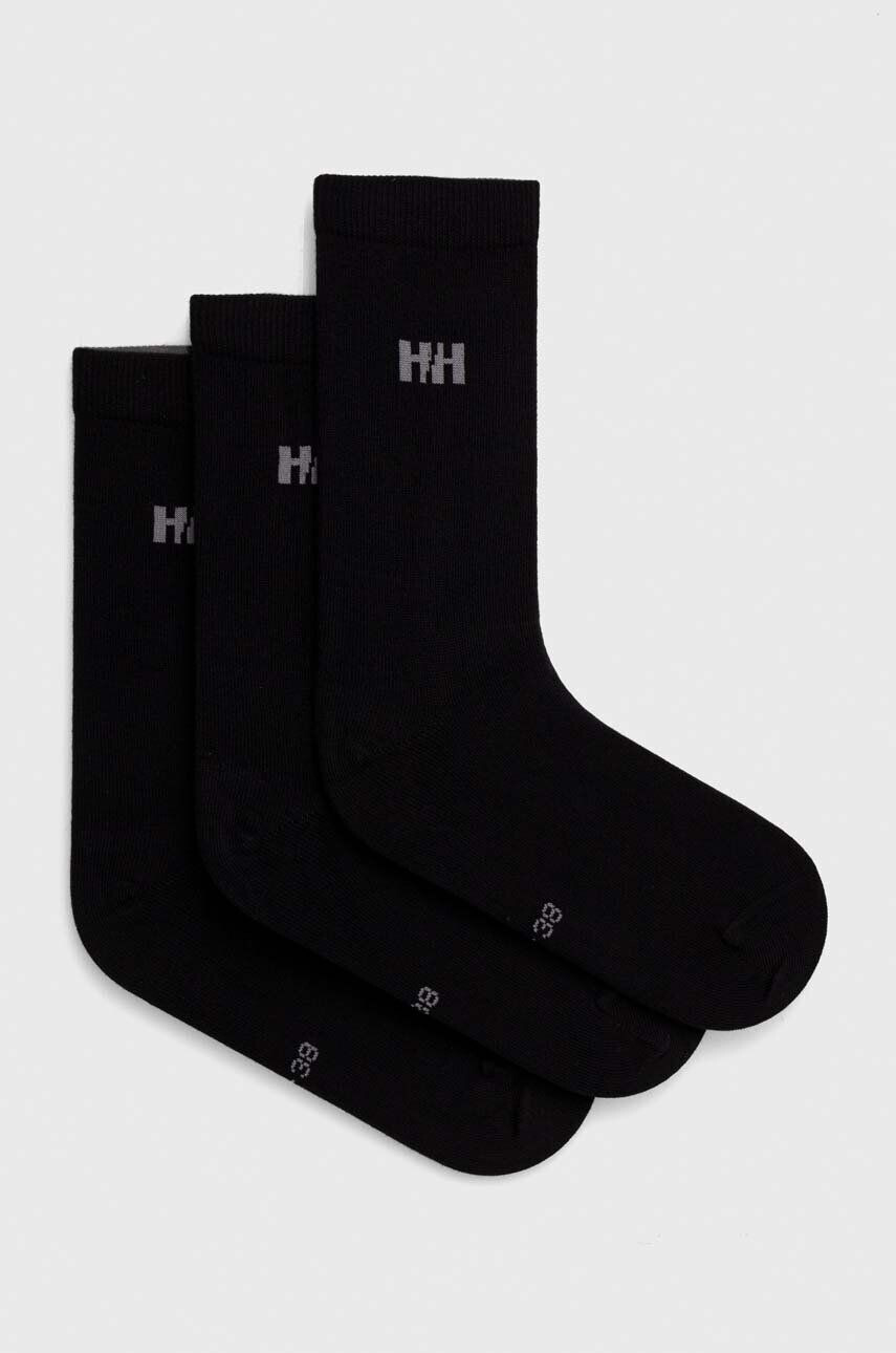 Helly Hansen Ponožky 3-pack černá barva - Pepit.cz