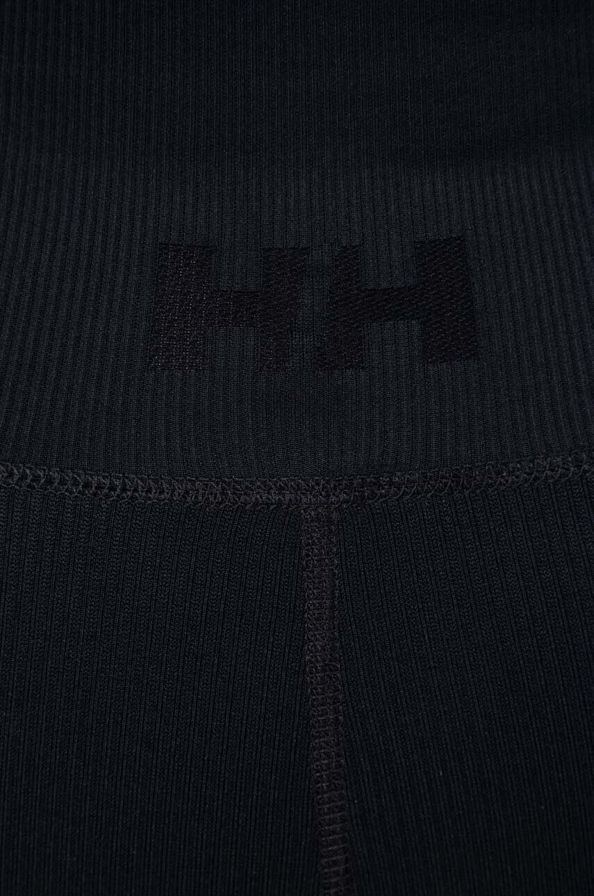 Helly Hansen Sportovní šortky Allure dámské černá barva hladké high waist - Pepit.cz