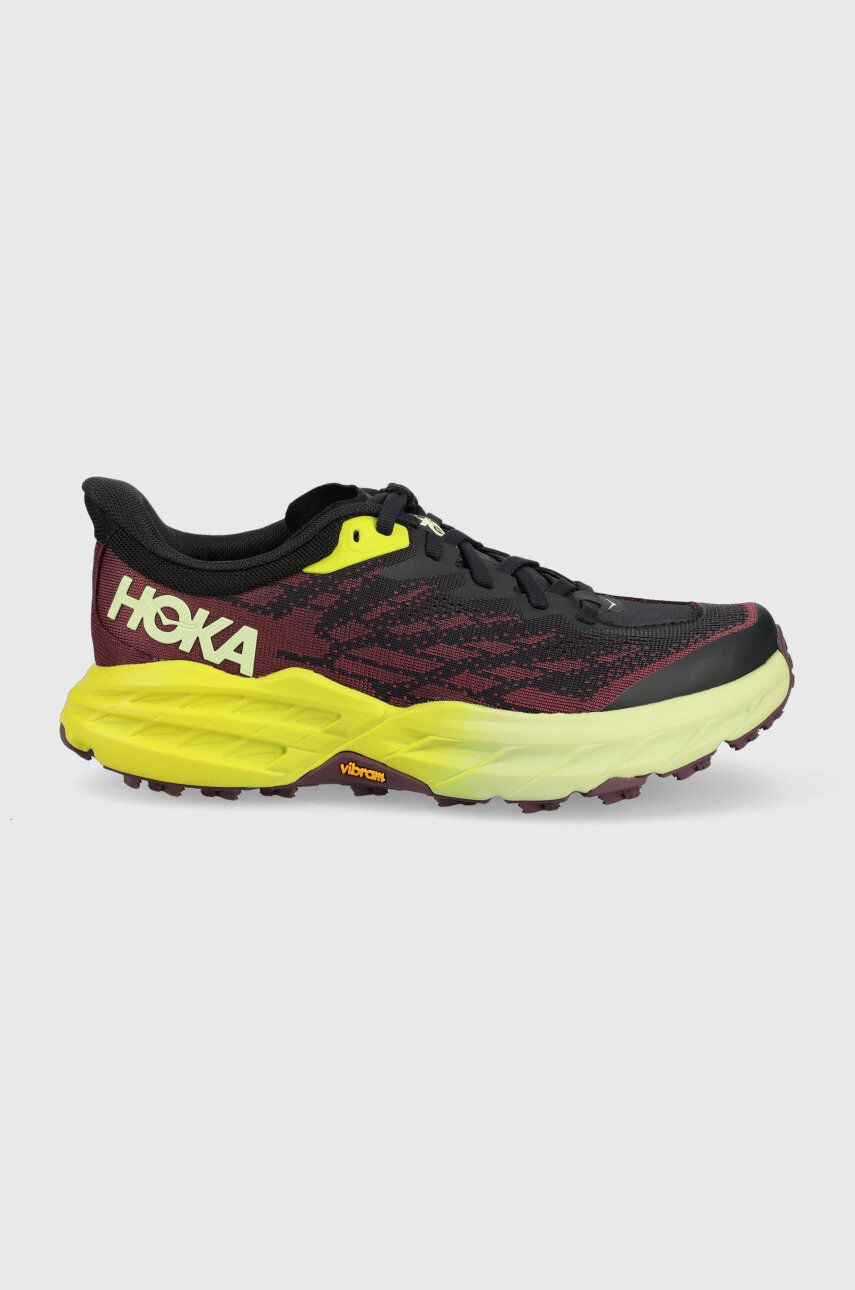 Hoka Běžecké boty Speedgoat 5 zelená barva 1123158-BGEPM - Pepit.cz