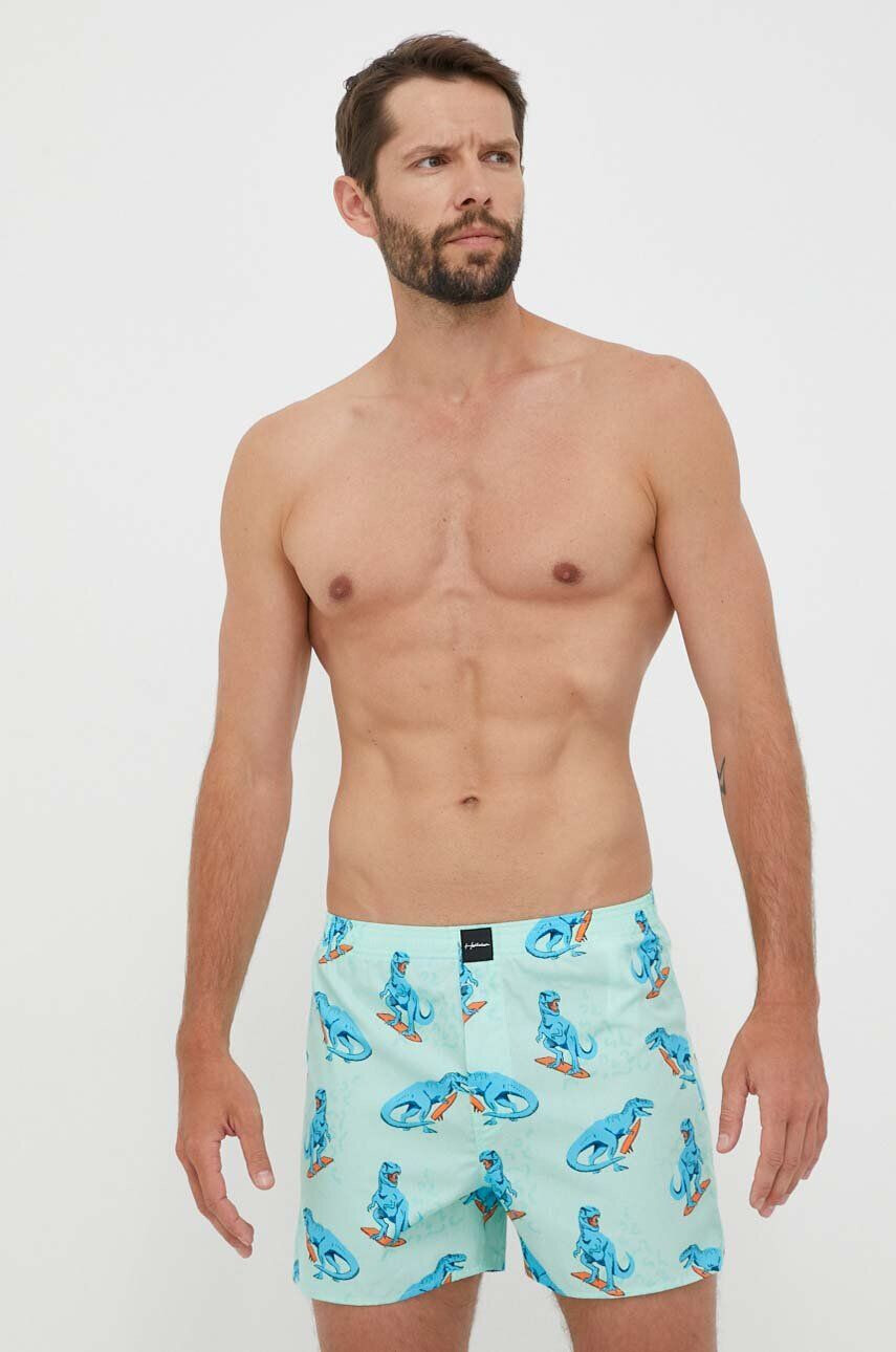 Hollister Co. Bavlněné boxerky 5-pack černá barva - Pepit.cz