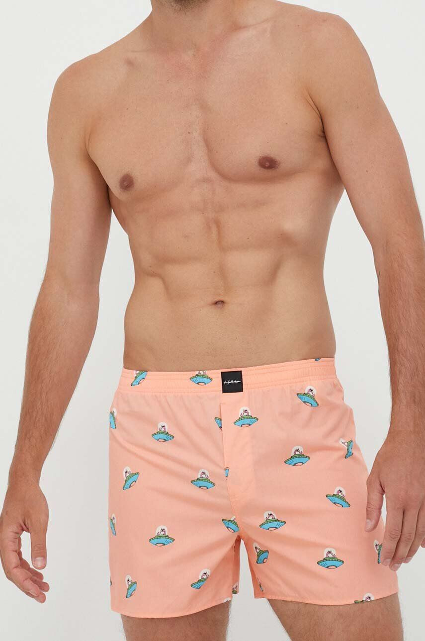 Hollister Co. Bavlněné boxerky 5-pack černá barva - Pepit.cz