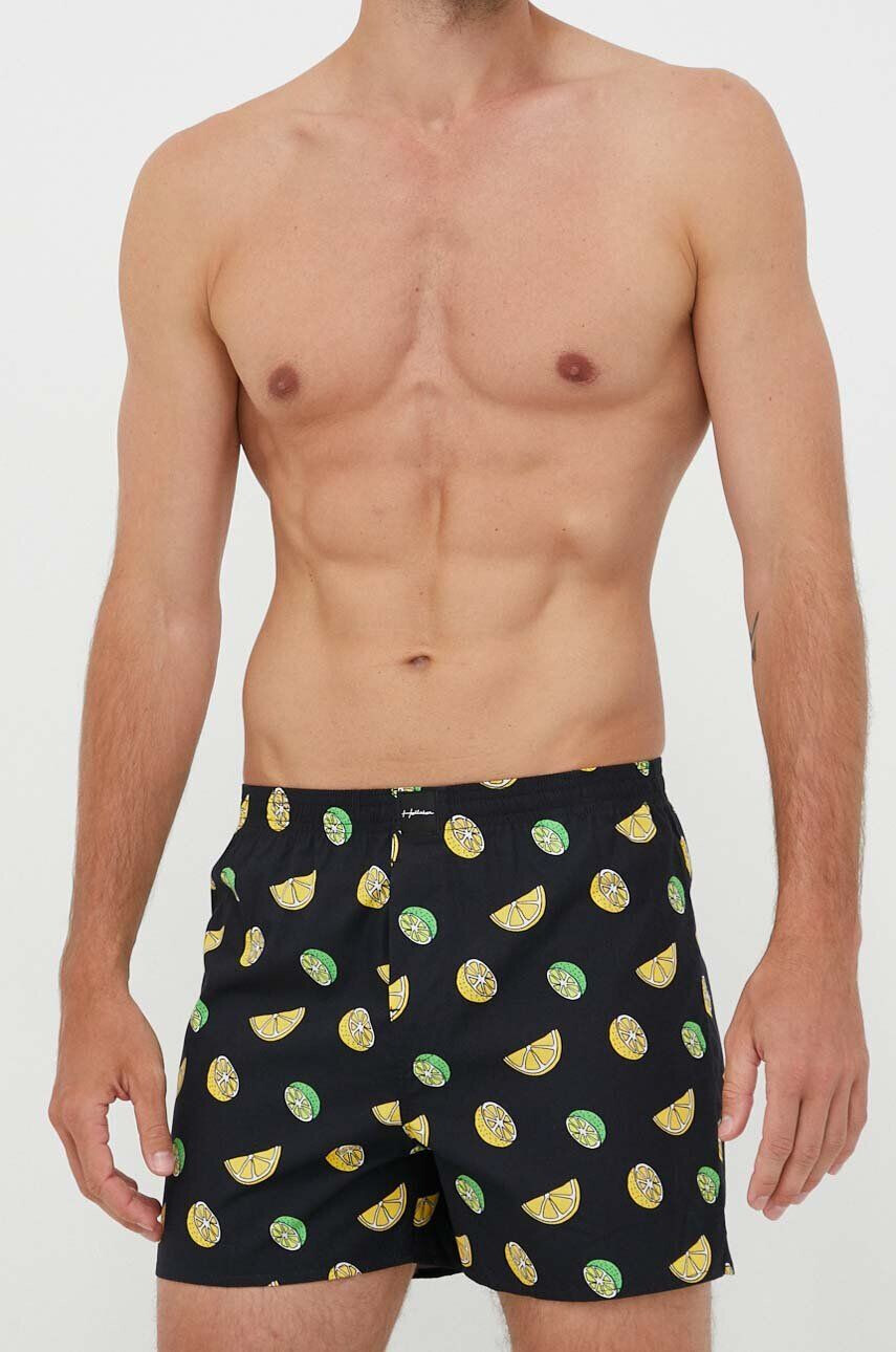 Hollister Co. Bavlněné boxerky 5-pack černá barva - Pepit.cz